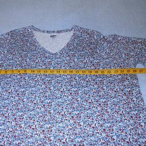 Lands End V neck top 2X